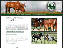 Tablet Screenshot of kbfarminc.com
